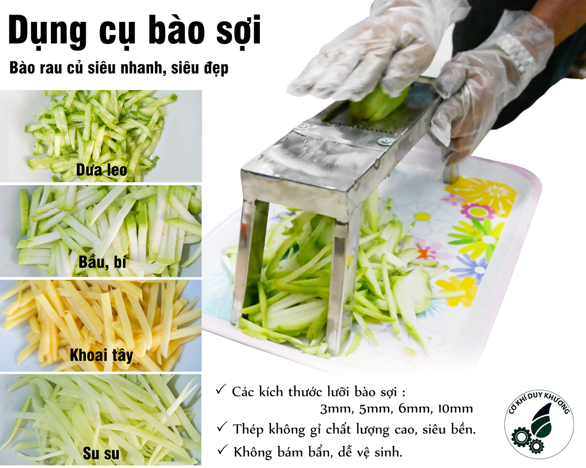 Lưỡi bào dùng cho dụng cụ bào sợi inox - Cơ Khí Duy Khương